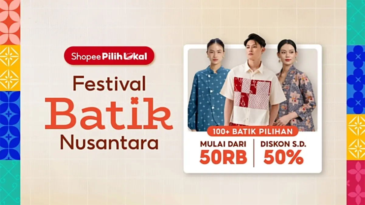 Jelang Hari Batik Nasional, Shopee Ajak Generasi Muda Ramaikan Festival Batik Nusantara  - Image