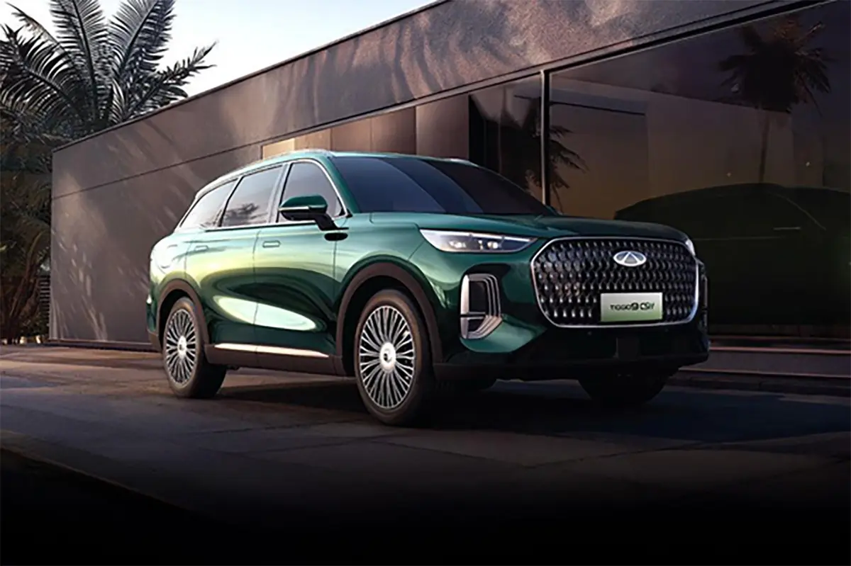 Chery Tiggo 9 CSH mengusung desain premium dengan teknologi hybrid untuk menunjang kenyamanan berkendara. (Istimewa).