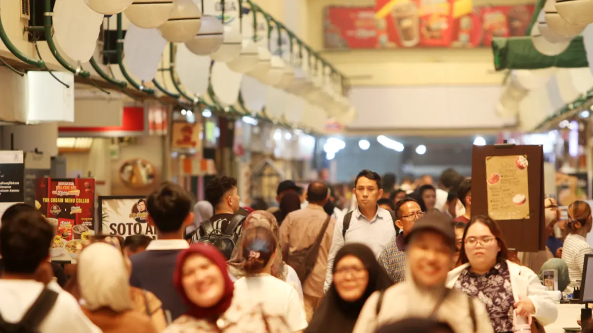 Kawasan Blok M Hub, Jakarta, Senin (28/9/2026). (Dery Ridwansah/ JawaPos.com)