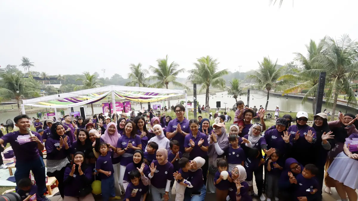 perayaan Family Happy Day 2026 yang digelar Lemonilo di akhir dengan foto bersama.