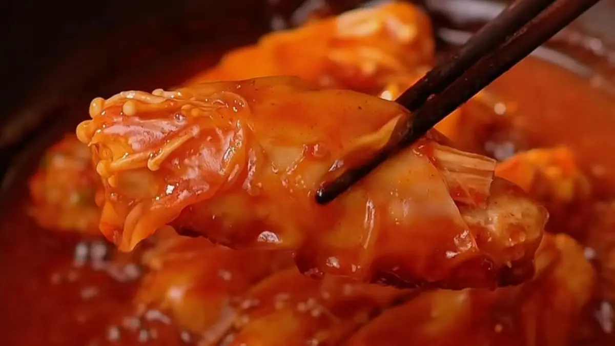 Potret dimsum gulung enoki saus lava yang bisa jadi camilan rumahan atau ide jualan. (Sumber: instagram.com/@nindyvt) - Image