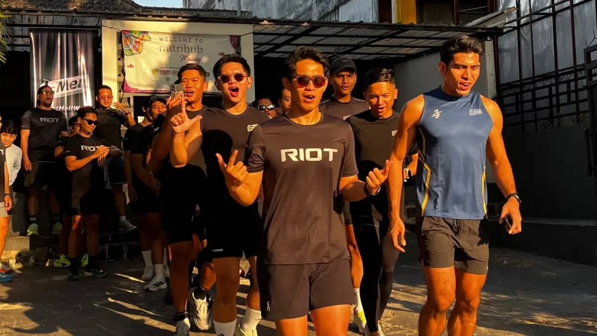 Komunitas RIOT Indonesia pada kegiatan yang dilakukan L-Men Minggu (18/10). - Image