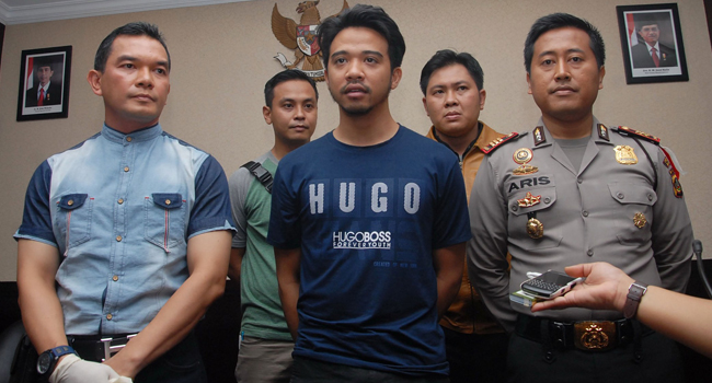 Roby Satria `Geisha` kembali ditangkap polisi di Bali. - Image
