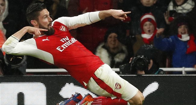 Giroud membuat gol yang sangat indah menghadapi Palace - Image