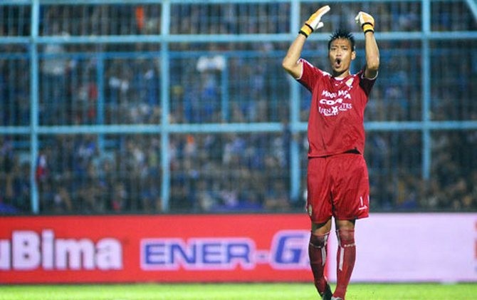 Kurnia Meiga belum juga menjajaki negosiasi kontrak dengan Arema FC. - Image