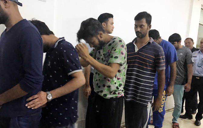 35 WN India yang berhasil diringkus petugas Kantor Imigrasi Jakarta Barat. - Image
