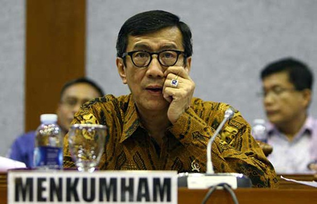 Menteri Hukum dan Hak Asasi Manusia (Menkumham) Yasonna H. Laoly - Image
