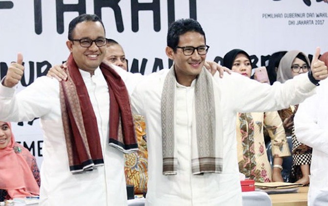 Anies Baswedan dan Sandiaga Uno - Image