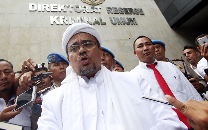 Imam Besar FPI Habib Rizieq Shihab. - Image