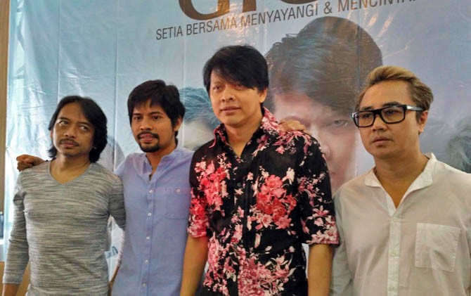 Gigi saat peluncuran album religi baru di Kemang, Jakarta Selatan, Senin (15/5). - Image