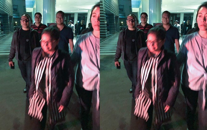 Miryam S Haryani saat ditangkap dari sebuah hotel di kawasan Kemang - Image