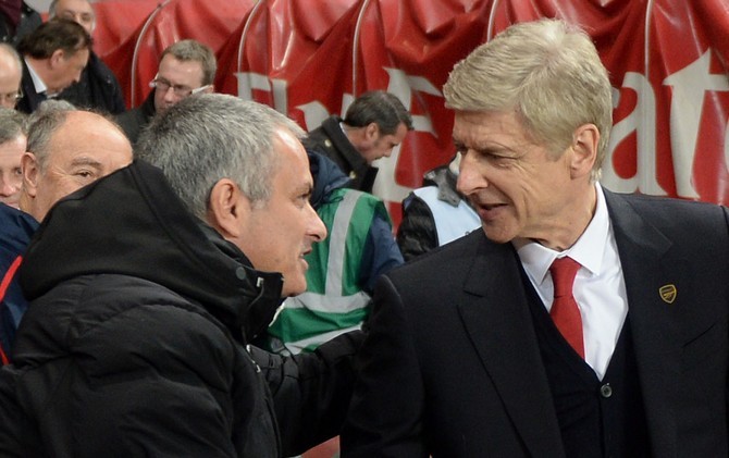 Arsene Wenger sangat sulit meraih kemenangan saat menghadapi Jose Mourinho - Image