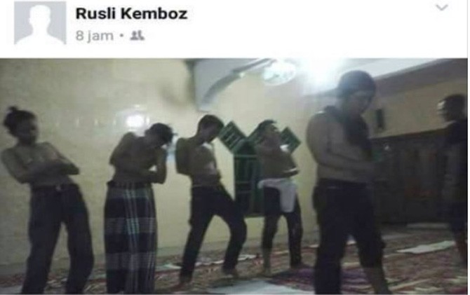 Aksi keenam pemuda yang menghina salat - Image