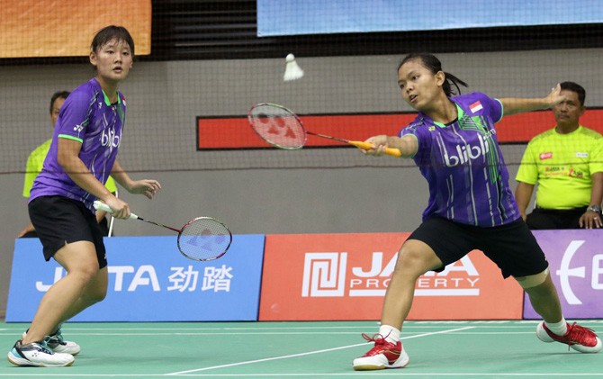 Agatha/Fadia hanya berhasil meraih medali perunggu - Image