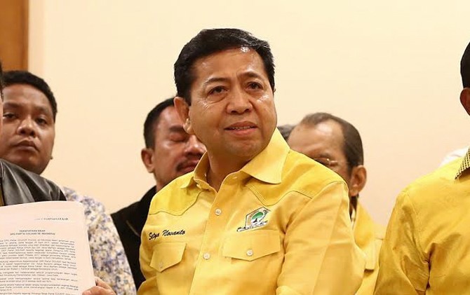 Ketum Golkar sekaligus Ketua DPR Setya Novanto. - Image