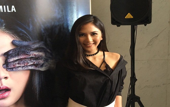 Jessica Mila saat jumpa pers di kawasan Menteng, Jakarta Pusat, Senin (25/9) - Image