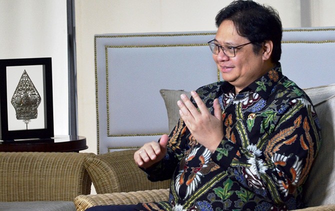 Menteri Perindustrian Airlangga Hartarto - Image