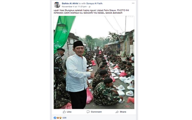 BANSER DISERBU HOAX: Kegiatan di Lamongan disebutkan di Bangil, Pasuruan. - Image