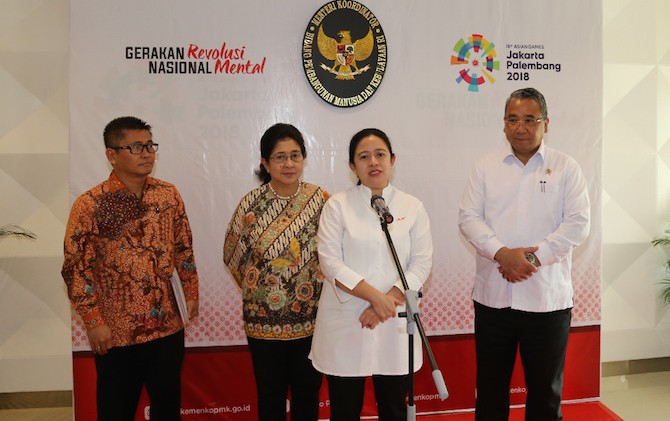 Menteri Koordinator Bidang Pembangunan Manusia dan Kebudayaan (Menko PMK) Puan Maharani. - Image