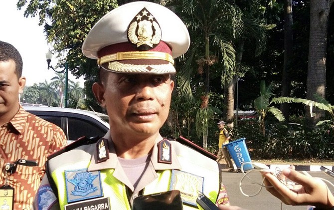 Dirlantas Polda Metro Jaya Kombes Halim Pagarra. - Image