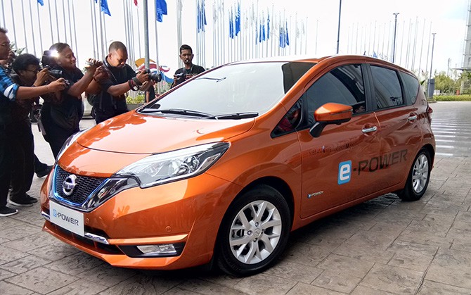 Mobil Listrik Nissan yang menggunakan teknologi e-Power - Image
