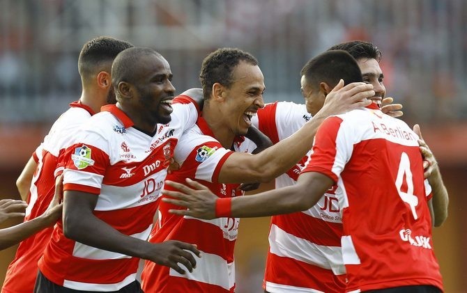 Madura United hadapi partai hidup-mati dalam dua laga terakhir. - Image