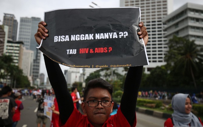 ILUSTRASI: Sosialisasi HIV/AIDS - Image