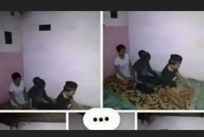 Tiga remaja asal Kampung Darmaga, Desa Nagrak Utara, diduga melakukan pelecehan salat. - Image