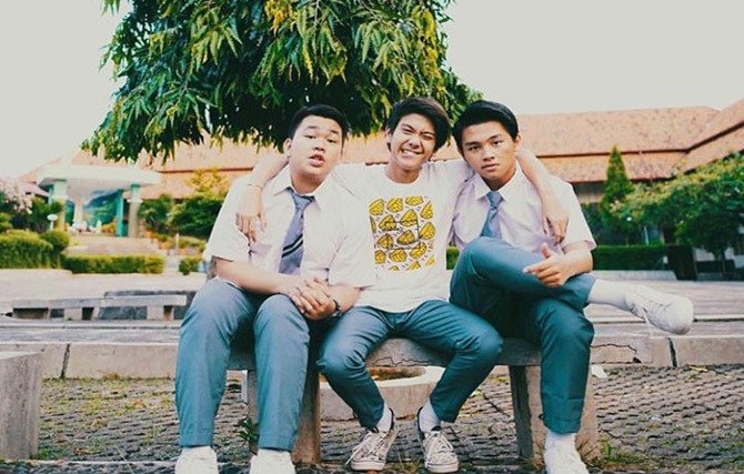 Kiki, Iqbal dan Aldi saat Film Coboy Junior The Movie - Image