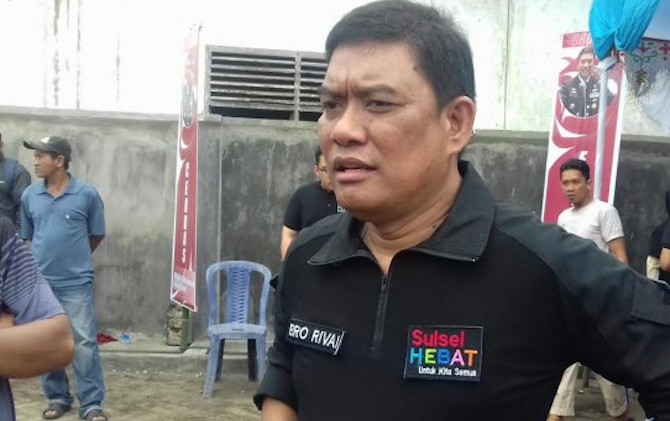 Rivai Ras cagub yang diusung partai Demokrat di Pilgub Sulsel. - Image