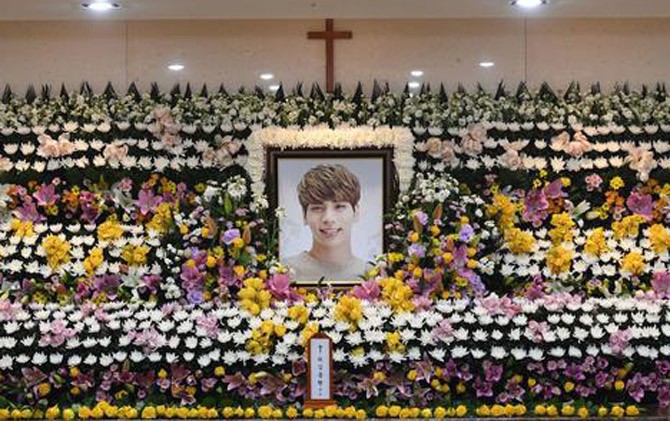 Foto Pemakaman Jonghyun - Image
