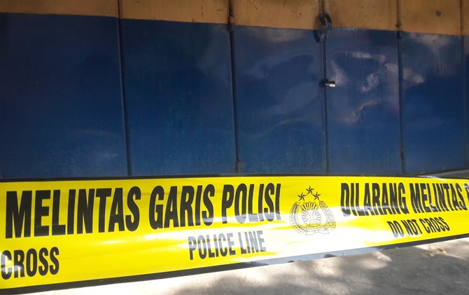 Ilustrasi garis polisi - Image