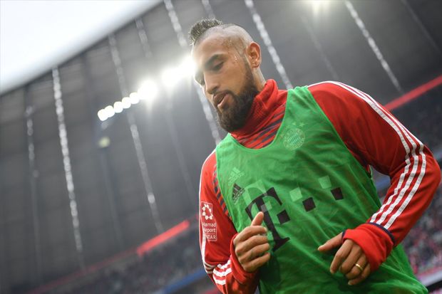 Gelandang Bayern Muenchen, Arturo Vidal - Image