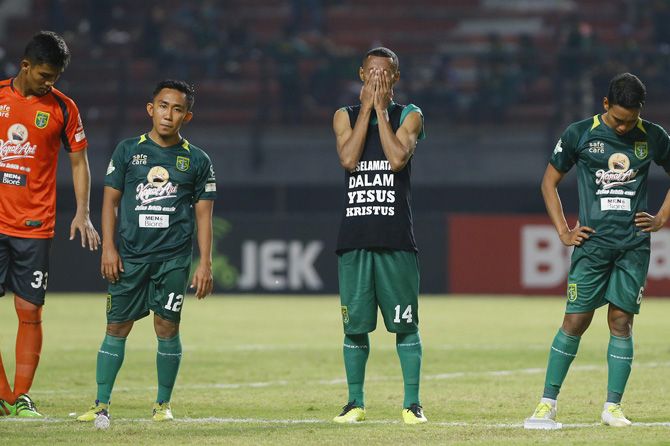 Persebaya kalah saat menjamu Borneo FC pada pekan ke-25 Liga 1 2018 - Image