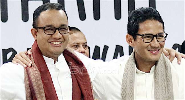 pasangan Anies Baswedan Sandiaga Uno - Image