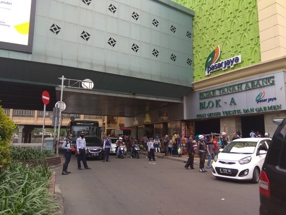 Kawasan Tanah Abang, Jakarta Pusat, tidak macet - Image