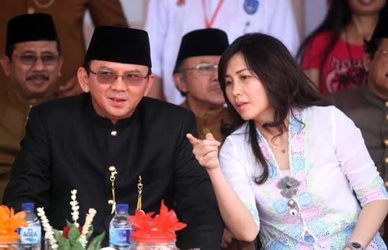 Mantan Gubernur DKI Basuki Tjahaja Purnama alias Ahok dan istrinya Veronica Tan - Image