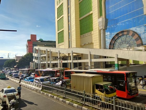 Kemacetan Kawasan Tanah Abang, Jakarta Pusat. - Image