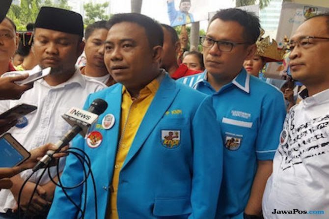 Ketua Umum DPP Komite Nasional Pemuda Indonesia (KNPI) Haris Pertama mendorong agar diadakan pelatihan khusus tanggap bencana bagi pemuda Indonesia. - Image