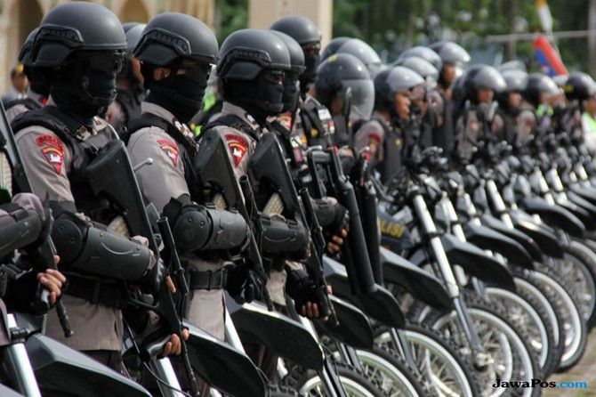 ILUSTRASI: Kepolisian Daerah Jawa Tengah menyiapkan tiga regu pengamanan khusus untuk gelaran Pilpres 2019. - Image