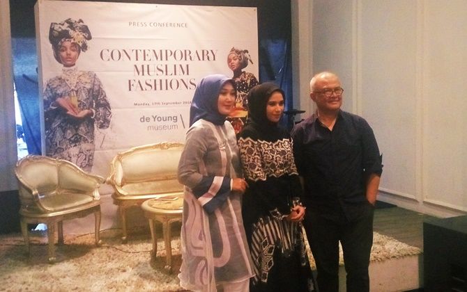 Konferensi Press Contemporary Muslim Fashion di kawasan Jakarta Selatan. - Image