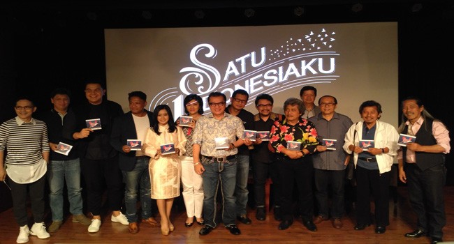 Suasana konferensi pers Satu Indonesiaku di Djakarta Theater, Jakarta Pusat, Selasa (20/12) - Image