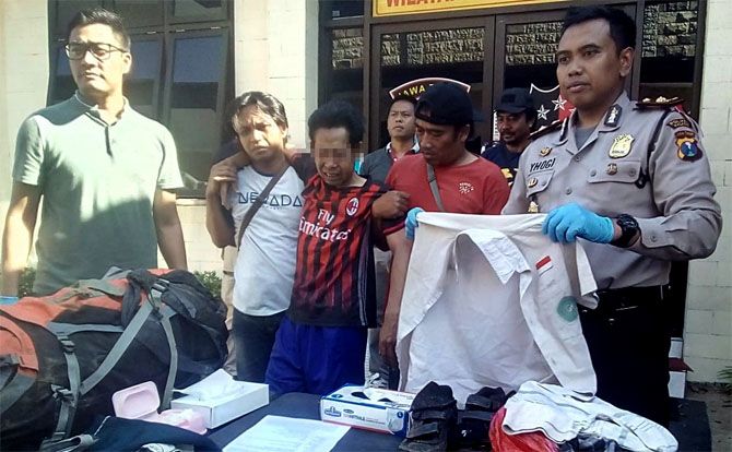 DITANGKAP: Guru di Malang yang ditangkap karena diduga menculik muridnya sendiri. - Image