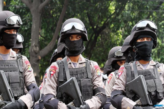 ILUSTRASI: Kepolisian Daerah Jawa Tengah akan menerjunkan sedikitnya 21 ribu anggotanya guna mengamankan jalannya Pileg dan Pilpres 2019 mendatang. - Image
