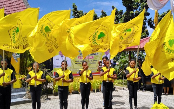 Ilustrasi Kader Golkar. AMPG terus mendorong kaum perempuan untuk berpartisipasi aktif dalam politik. Saat ini AMPG tengah getol mendorong kaum hawa untuk berkiprah di parlemen - Image