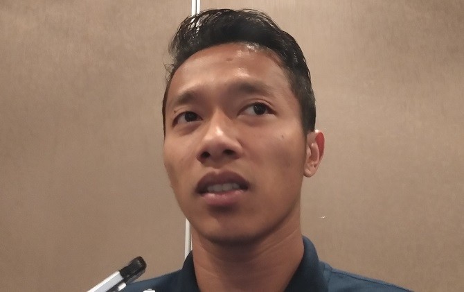 Kapten tim Arema FC siap terapkan strategi pelatih untuk hadapi PSM Makassar di Kanjuruhan. - Image