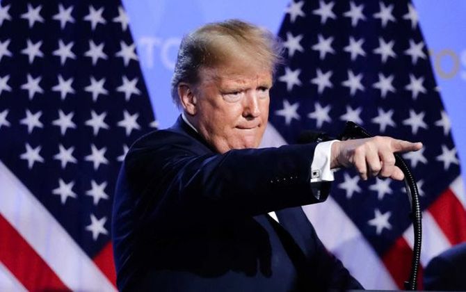 Trump katakan siap menyerang Iran pada awal Agustus. - Image