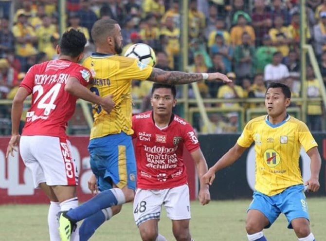 Barito Putera pertahankan catatan belum terkalahkan di kandang sepanjang Liga 1 2018. - Image