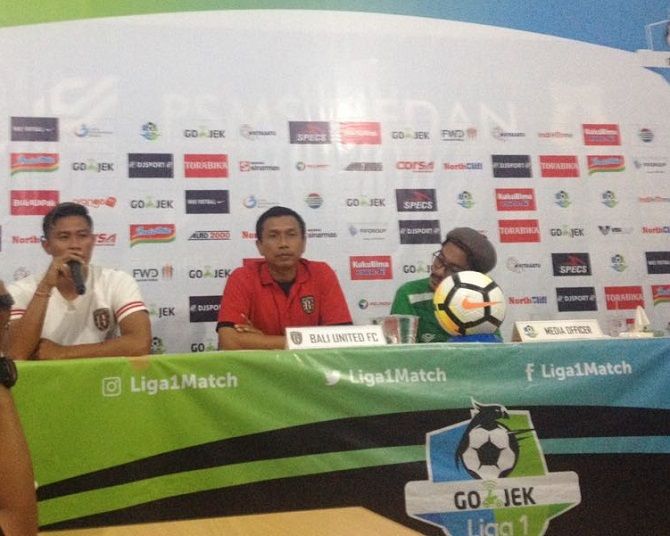 Bali United sedikit timpang saat bertandang ke Stadion Teladan, Medan. - Image