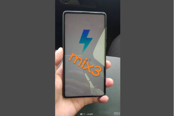 Tampilan layar ponsel diduga milik Xiaomi Mi Mix 3. - Image